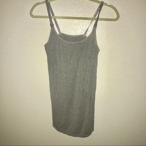 Maternity Nursing Tank Grey